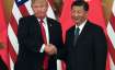 File pic - Donald Trump and Xi Jinping