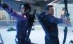 Still from Hawkeye featuring Jeremy Renner, Hailee Steinfeld
