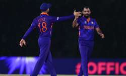 Mohammad Shami and Virat Kohli