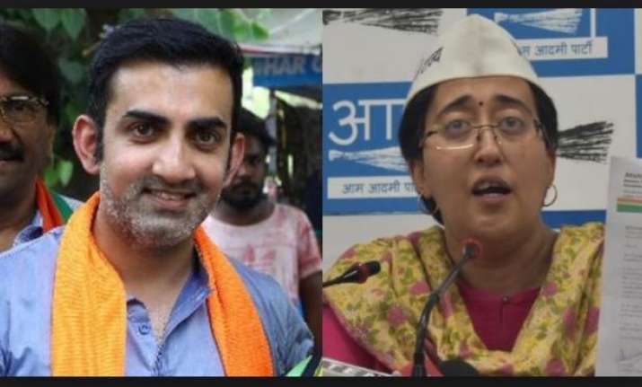 BJP leader Gautam Gambhir and AAP east delhi candidate