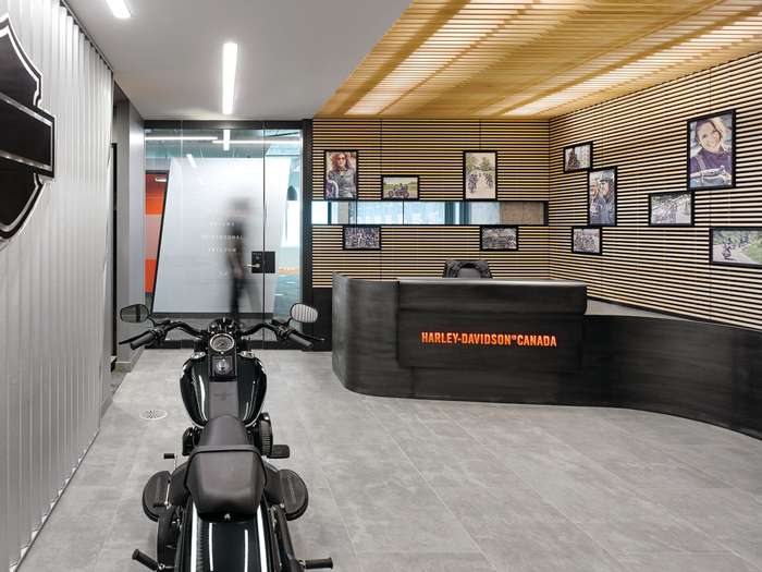These inside pictures of HarleyDavidson’s Office Place will make you