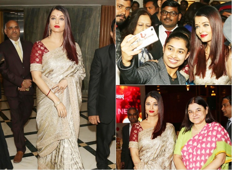 Image result for Aishwarya Rai Bachchan Receives First Ladies Award In Delhi