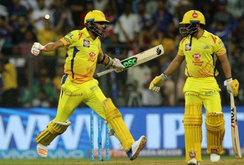 Dwayne Bravo batted like a 'champion' as Chennai Super Kings made a dream comeback in the Indian Premier League with a thrilling one-wicket victory against defending champions Mumbai Indians on Saturday at Wankhede. Needing 7 off the last over, an injured Kedar Jadhav (24 no) unable to run due to hamstring problem played three dot balls before playing lap shot over fine leg off Mustafizur Rahaman followed by a cover drive to end the match on a winning note.