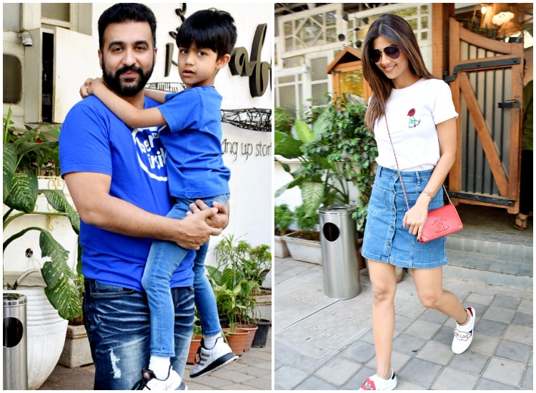 Shilpa Shetty, who was last seen in the reality show Super Dancer 2 as one of the judges, enjoyed family time on Sunday.