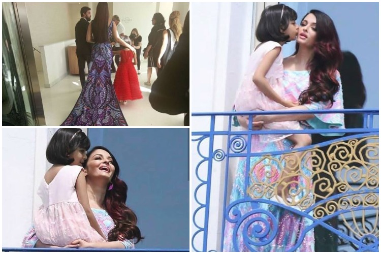 Image result for Aishwarya Rai Bachchan with Aaraadhya at Cannes Film Festival 2018
