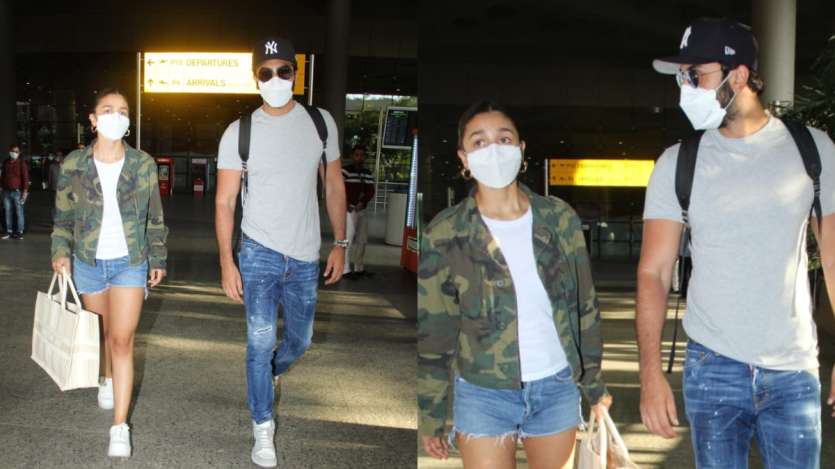 Ranbir Kapoor, Alia Bhatt keep it casual as they return from Maldives | IN PICS Ranbir Kapoor, Alia Bhatt keep it casual as they return from Maldives | IN PICS
