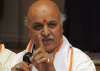 VHP president Pravin Togadia escapes unhurt as truck hits