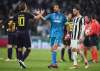 Buffon (centre) returned to Juventus a year ago after one