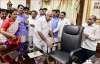 Newly sworn-in Karnataka Chief Minister B. S. Yeddyurappa