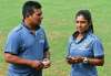 File photo of Tushar Arothe (left) with Mithali Raj