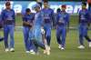 MS Dhoni the captain walks off after being dismissed