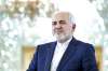 Iranian Foreign Minister Mohammad Javad Zarif speaks during