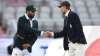 England captain Joe Root shakes hands with Pakistan captain