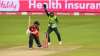 Mohammad Rizwan of Pakistan appeals successfully for the