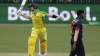 Australia's Steve Smith reacts while batting during the one