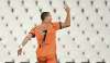 Juventus' Cristiano Ronaldo celebrates after scoring his
