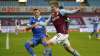 Brighton's Ben White, left, and Aston Villa's Matt Targett