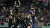 India's captain Virat Kohli, right, watches as Australia's