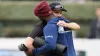 Kane Williamson and Kemar Roach