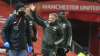 Manchester United's manager Ole Gunnar Solskjaer waves