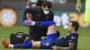 Southampton's Danny Ings is treated after getting injured