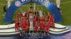 In this file photo dated Sunday, Aug. 23, 2020, Bayern's