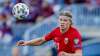 Norway's Erling Haaland controls the ball during a World
