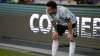 Argentina's Lionel Messi reacts at the end of a Copa