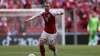 Denmark's Christian Eriksen controls the ball during the