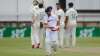 Glenton Stuurman of South Africa A celebrating Priyank Panchal (captain) of India A out for 0 on Day