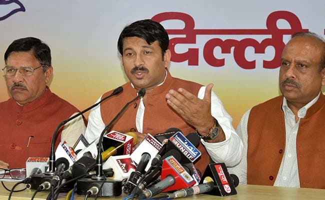 Delhi BJP chief Manoj Tiwari