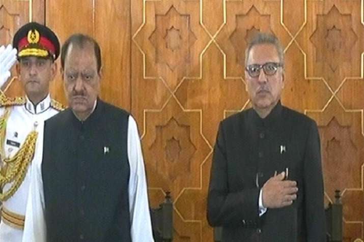 Dr Alvi was administered the oath of office by Chief
