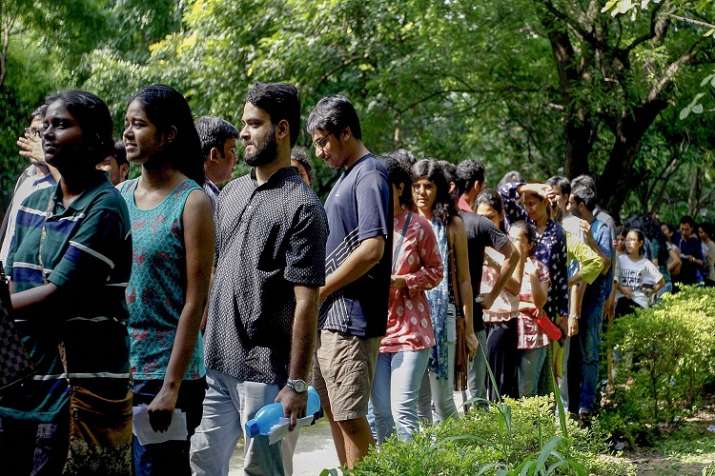 The voter turnout in the keenly contested Jawaharlal