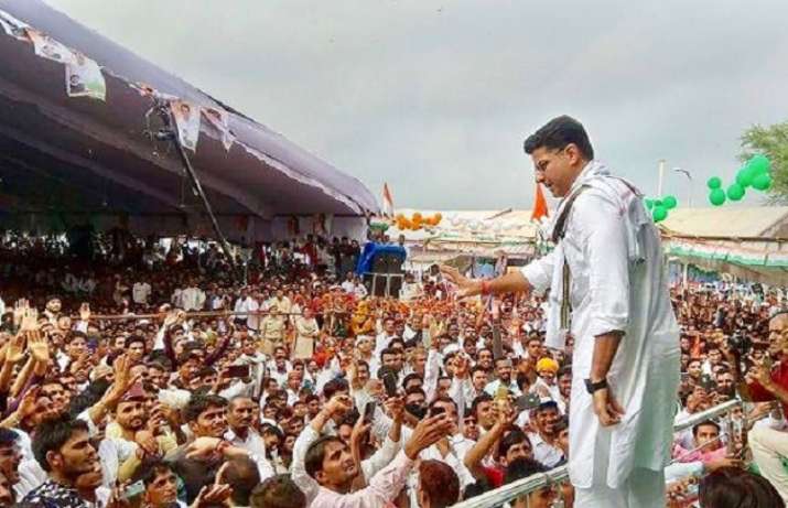 Congress state president Sachin Pilot has emerged as