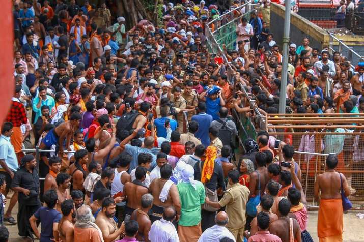 Kerala has been witnessing protests against the entry of