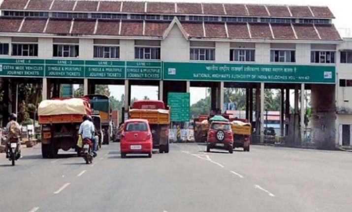 Representational Image of the toll tax collected at